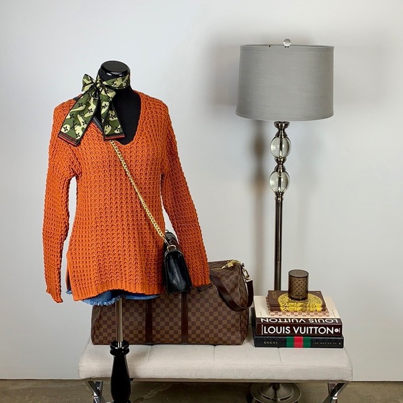 NA-KD Sweaters - ❗️Price firm! NA-KD V Neck Pineapple Knit Sweater